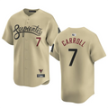 Arlishia A.Diamondbacks #7 Corbin Carroll Player Gold Home Limited Personalized Stitched Jerseys
