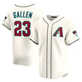 Arlishia A.Diamondbacks #23 Zac Gallen Player Cream Game Limited Stitched Jerseys