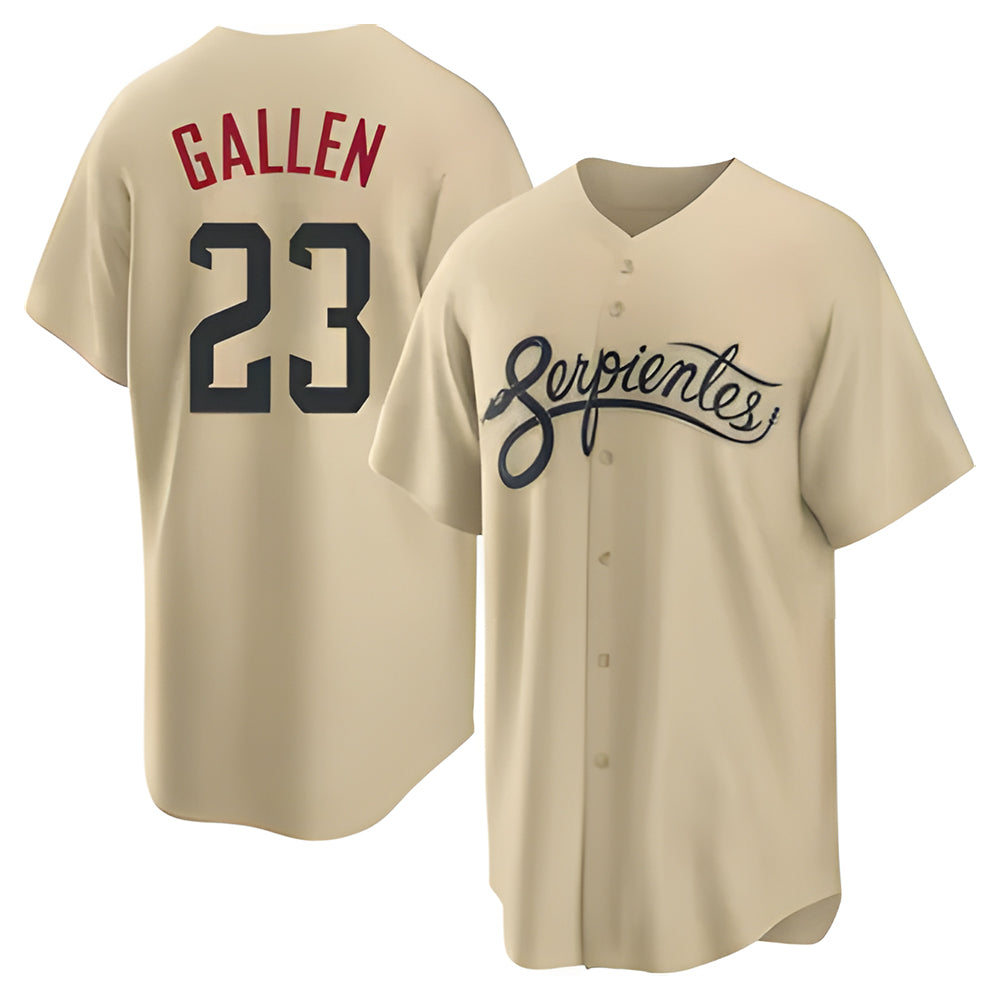 Arlishia A.Diamondbacks #23 Zac Gallen Player Light Brown City Connect Cool Replica Stitched Jerseys