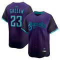Arlishia A.Diamondbacks #23 Zac Gallen Player Purple City Connect Limited Vapor Stitched Jerseys