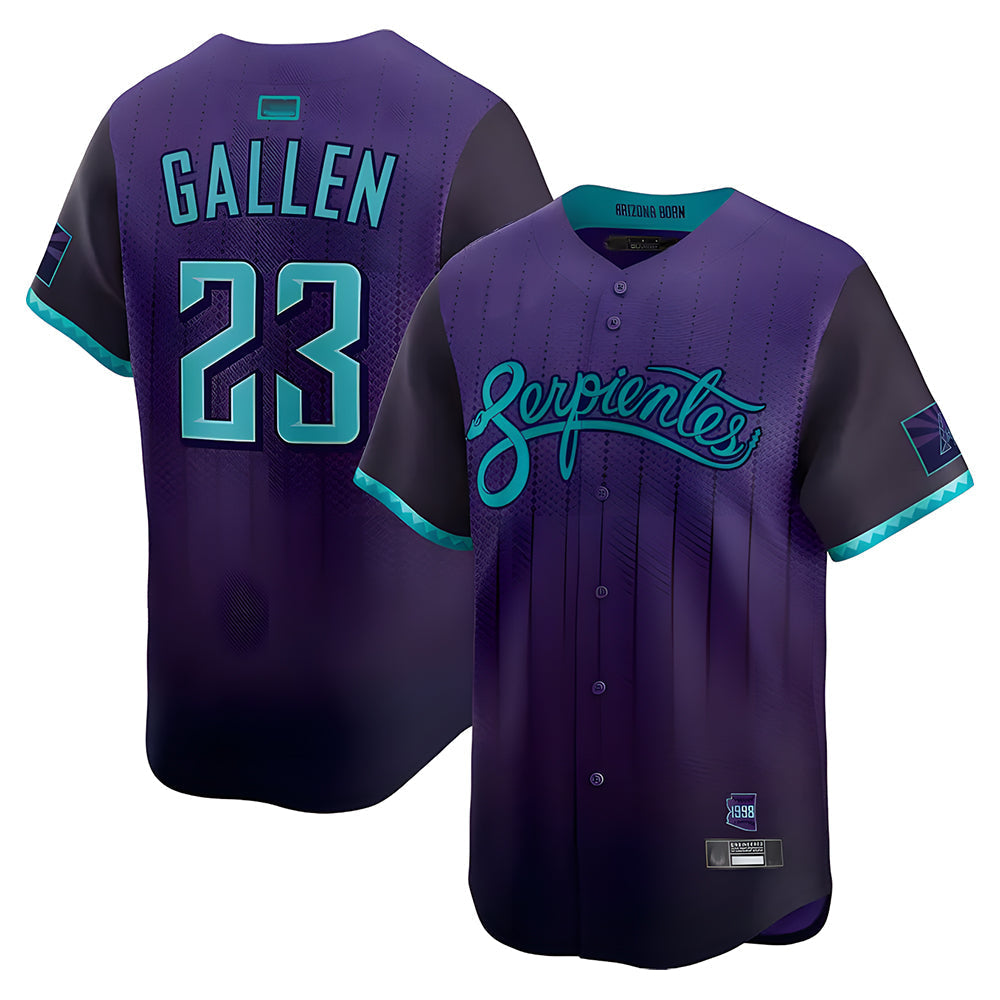 Arlishia A.Diamondbacks #23 Zac Gallen Player Purple City Connect Limited Vapor Stitched Jerseys