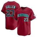 Arlishia A.Diamondbacks #23 Zac Gallen Player Red Blue reserve Replica Game Stitched Jerseys