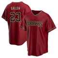 Arlishia A.Diamondbacks #23 Zac Gallen Player Red Replica Game Stitched Jerseys