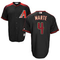 Arlishia A.Diamondbacks #4 Ketel Marte Player Black Big & Tall Replica Limited Stitched Jerseys