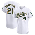 Arlishia Athletics #21 Tyler Soderstrom Player White Elite Home Stitched Jersey