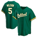 Arlishia Athletics #5 Jacob Wilson Green Kelly Alternate Stitched Jersey