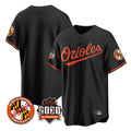 Arlishia B.Orioles Black 30th Anniversary of 2131 Home Game Blank Player Stitched Jerseys