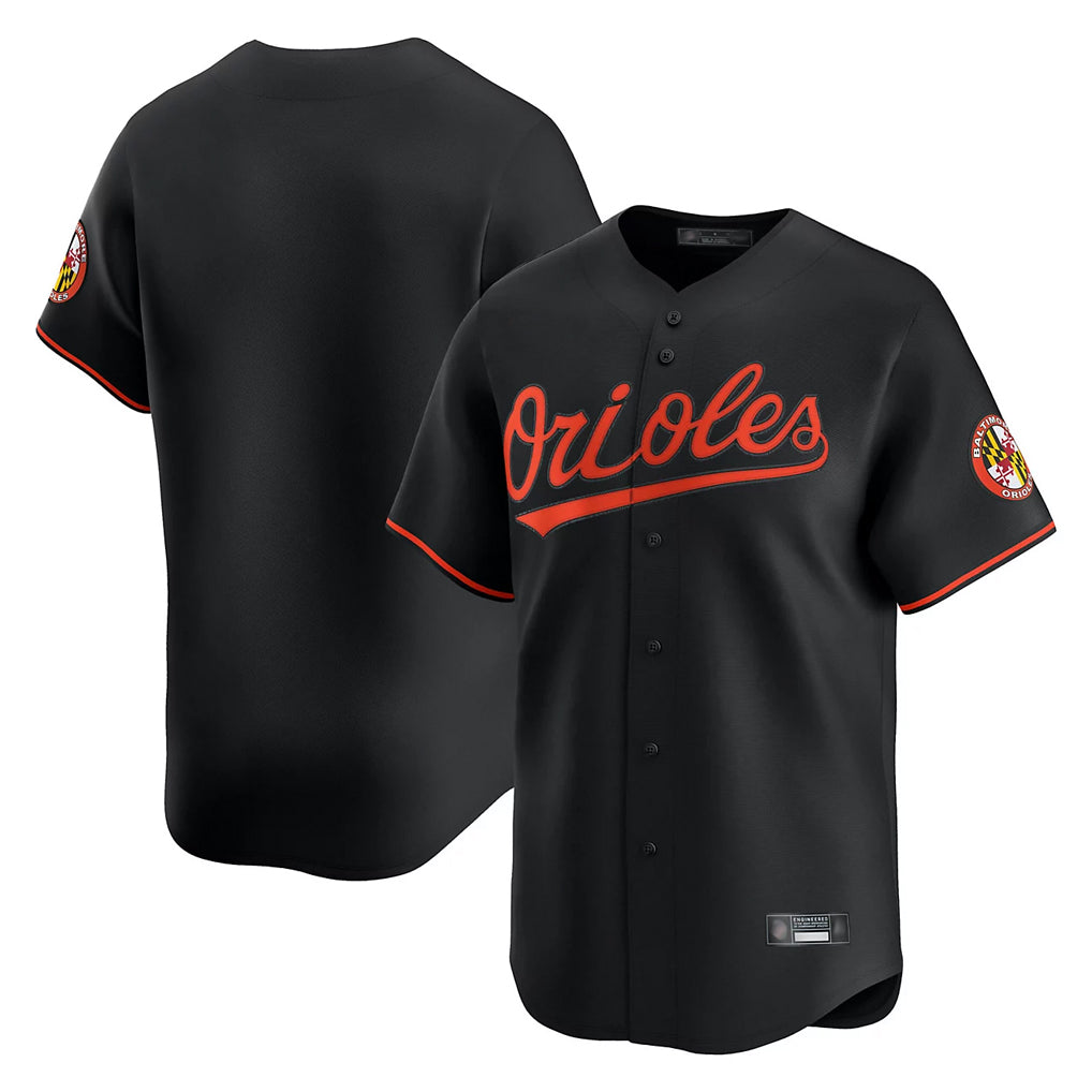 Arlishia B.Orioles Black Limited Home Game Blank Player Stitched Jerseys