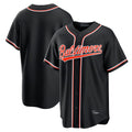 Arlishia B.Orioles Black Out Fashion Home Game Blank Player Stitched Jerseys