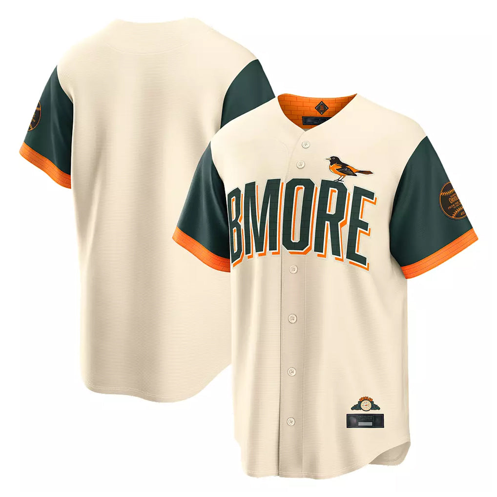 Arlishia B.Orioles Cream 2026 City Connect Home Blank Player Stitched Jerseys