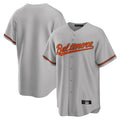 Arlishia B.Orioles Gray Home Game Blank Player Stitched Jerseys