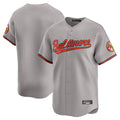 Arlishia B.Orioles Gray Limited Home Game Blank Player Stitched Jerseys