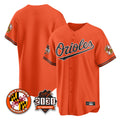 Arlishia B.Orioles Orange 30th Anniversary of 2131 Home Game Blank Player Stitched Jerseys