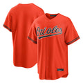 Arlishia B.Orioles Orange Home Game Blank Player Stitched Jerseys