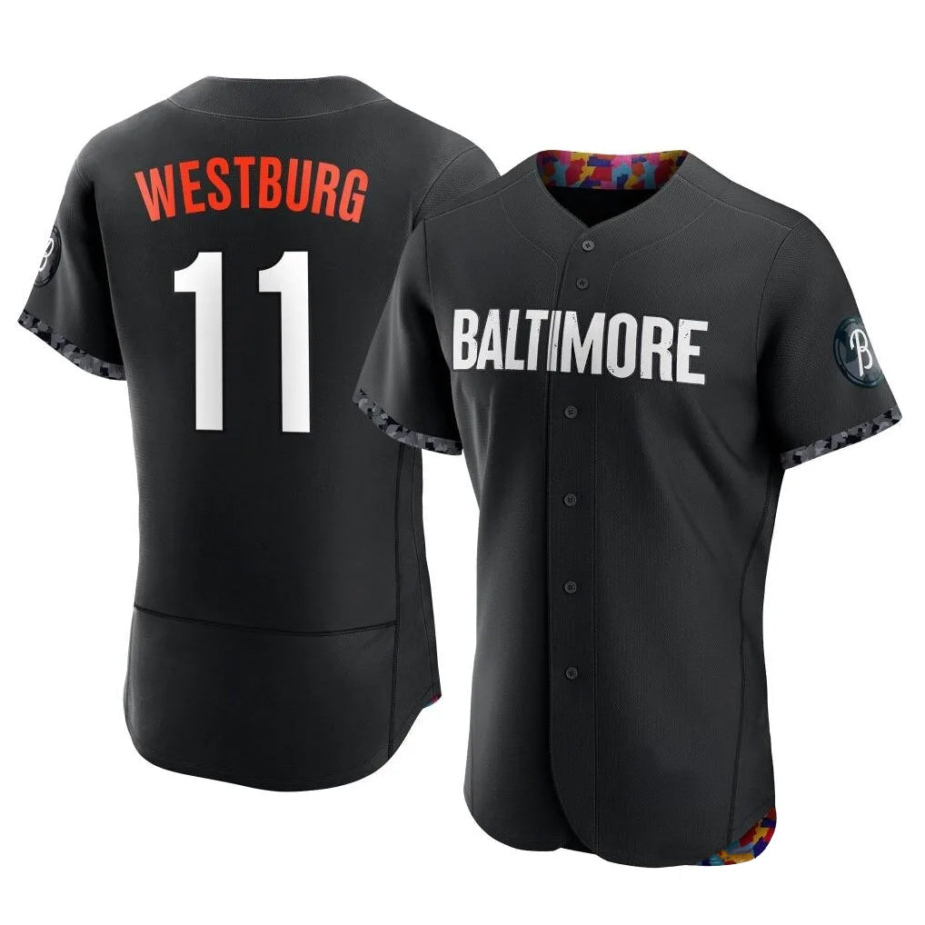 Arlishia B.Orioles #11 Jordan Westburg Player Black City Connect Limited Elite Home Game Stitched Jerseys
