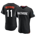 Arlishia B.Orioles #11 Jordan Westburg Player Black City Connect Limited Elite Home Game Stitched Jerseys
