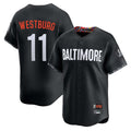 Arlishia B.Orioles #11 Jordan Westburg Player Black City Connect Limited Home Game Stitched Jerseys