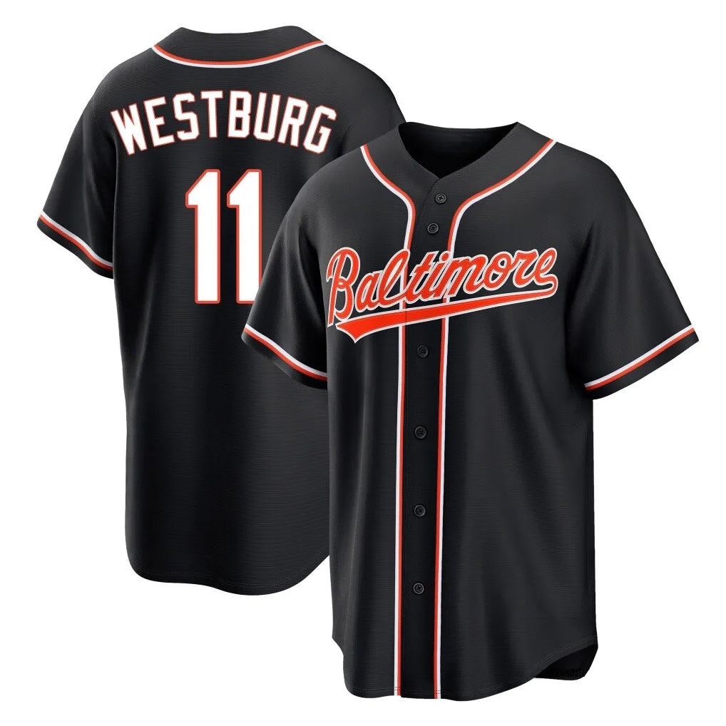 Arlishia B.Orioles #11 Jordan Westburg Player Black Snake Skin City Home Game Stitched Jerseys