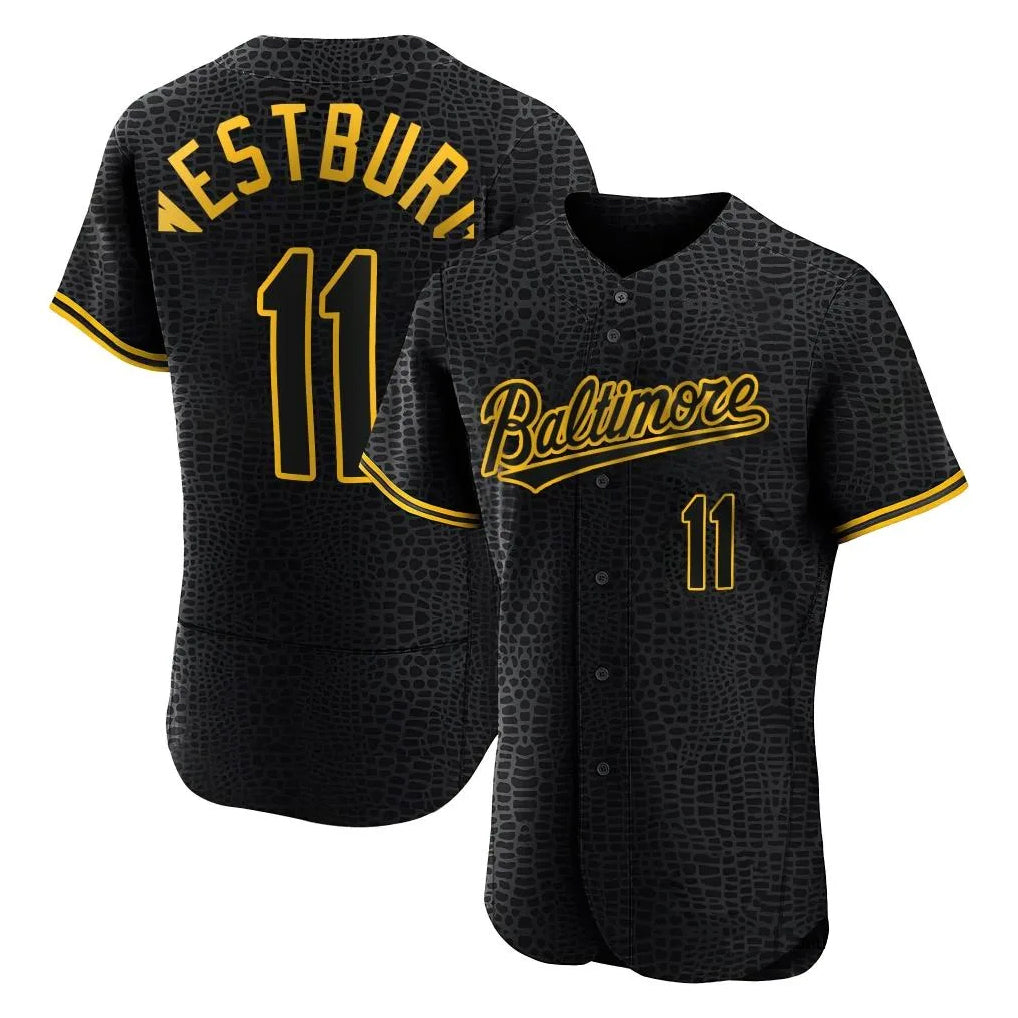 Arlishia B.Orioles #11 Jordan Westburg Player Black Snake Skin City Limited Elite Home Stitched Jerseys
