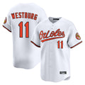 Arlishia B.Orioles #11 Jordan Westburg Player White Limited Home Game Stitched Jerseys