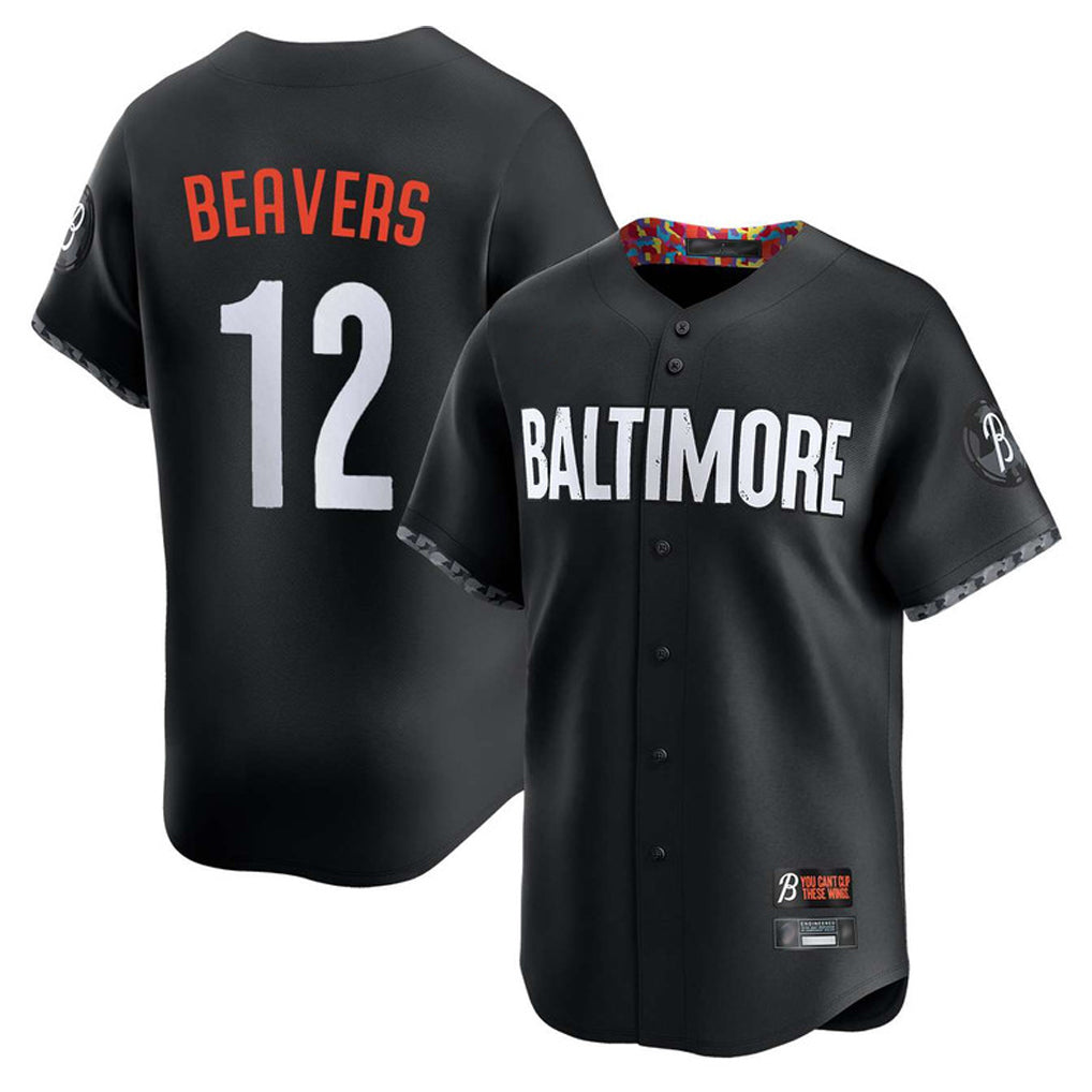 Arlishia B.Orioles #12 Dylan Beavers Player Black City Connect Limited Home Game Stitched Jerseys