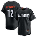 Arlishia B.Orioles #12 Dylan Beavers Player Black City Connect Limited Home Game Stitched Jerseys