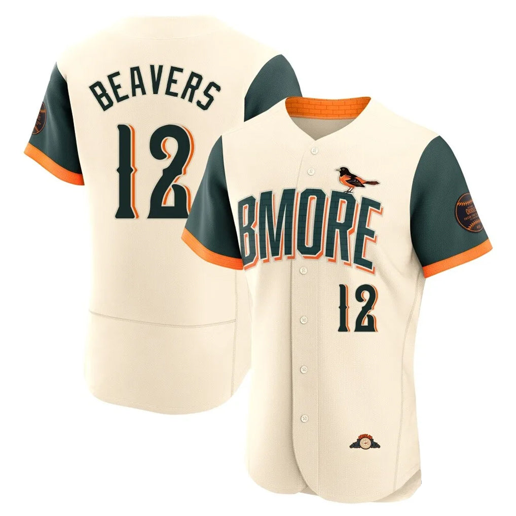 Arlishia B.Orioles #12 Dylan Beavers Player Cream 2026 City Connect Limited Elite Home Game Stitched Jerseys