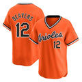 Arlishia B.Orioles #12 Dylan Beavers Player Orange T-shirt Limited Home Game Stitched Jerseys