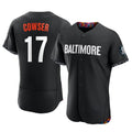 Arlishia B.Orioles #17 Colton Cowser Player Black City Connect Limited Elite Home Game Stitched Jerseys