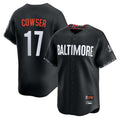 Arlishia B.Orioles #17 Colton Cowser Player Black City Connect Limited Home Game Stitched Jerseys