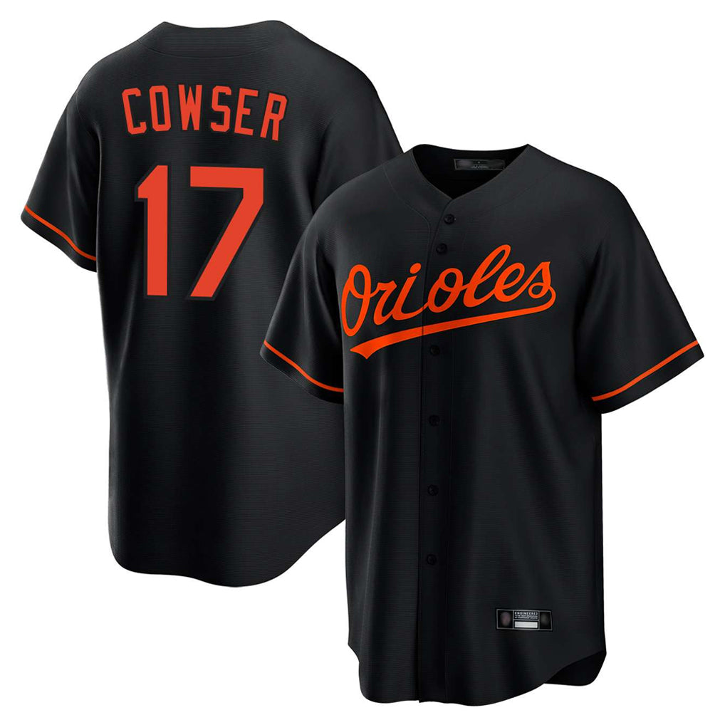 Arlishia B.Orioles #17 Colton Cowser Player Black Home Game Stitched Jerseys