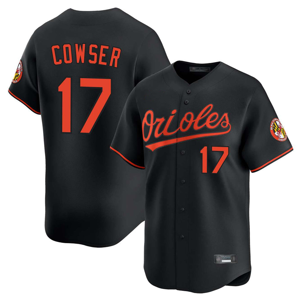Arlishia B.Orioles #17 Colton Cowser Player Black Limited Home Game Stitched Jerseys