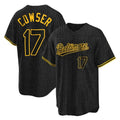 Arlishia B.Orioles #17 Colton Cowser Player Black Snake Skin City Home Game Stitched Jerseys