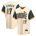 Arlishia B.Orioles #17 Colton Cowser Player Cream 2026 City Connect Home Game Stitched Jerseys