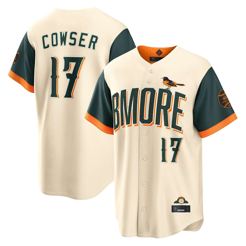 Arlishia B.Orioles #17 Colton Cowser Player Cream 2026 City Connect Limited Elite Home Game Stitched Jerseys