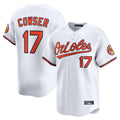 Arlishia B.Orioles #17 Colton Cowser Player White Limited Home Game Stitched Jerseys