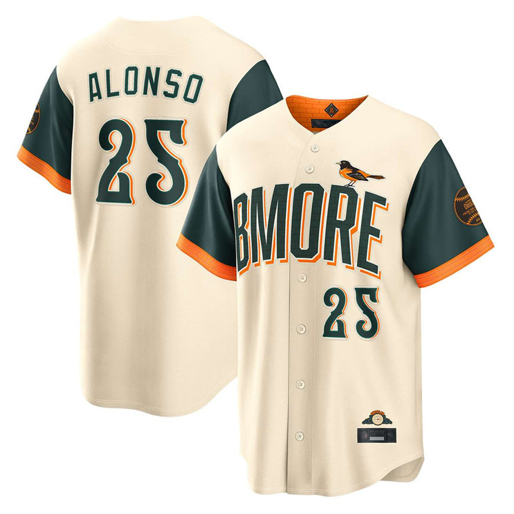 Arlishia B.Orioles #25 Pete Alonso Player Cream 2026 City Connect Home Game Stitched Jerseys