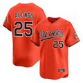 Arlishia B.Orioles #25 Pete Alonso Player Orange Limited Home Game Stitched Jerseys