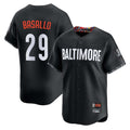 Arlishia B.Orioles #29 Samuel Basallo Player Black City Connect Limited Home Game Stitched Jerseys