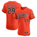 Arlishia B.Orioles #29 Samuel Basallo Player Orange Limited Elite Home Game Stitched Jerseys