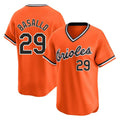 Arlishia B.Orioles #29 Samuel Basallo Player Orange T-shirt Limited Home Game Stitched Jerseys