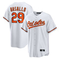 Arlishia B.Orioles #29 Samuel Basallo Player White Home Game Stitched Jerseys