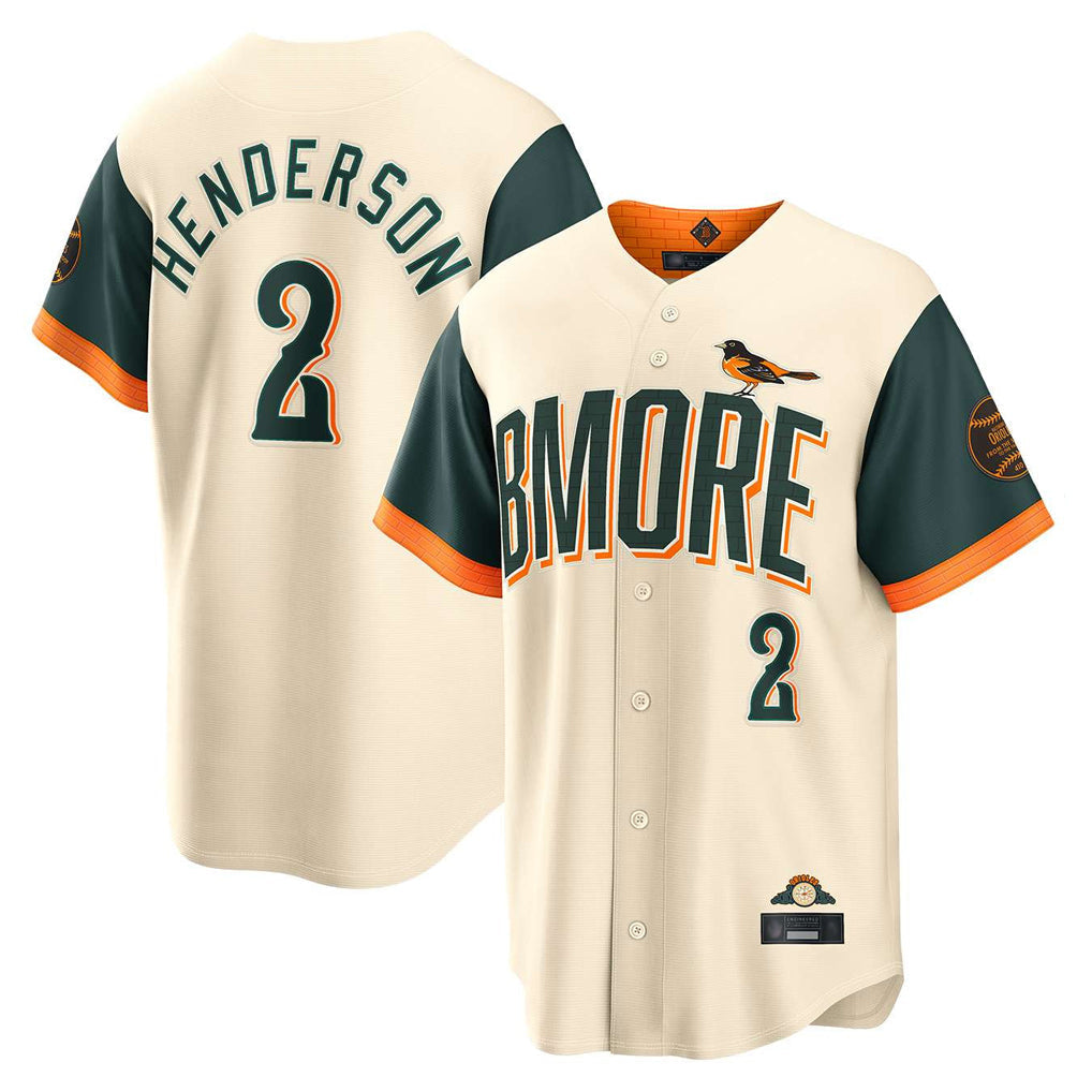 Arlishia B.Orioles #2 Gunnar Henderson Player Cream 2026 City Connect Home Game Stitched Jerseys