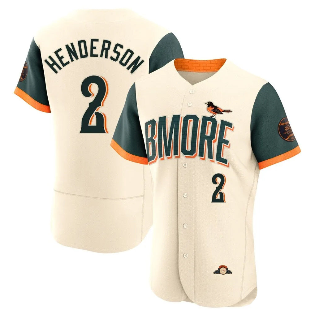Arlishia B.Orioles #2 Gunnar Henderson Player Cream 2026 City Connect Limited Elite Home Game Stitched Jerseys