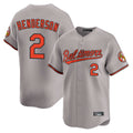 Arlishia B.Orioles #2 Gunnar Henderson Player Gray Limited Home Game Stitched Jerseys