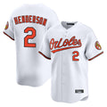 Arlishia B.Orioles #2 Gunnar Henderson Player White Limited Home Game Stitched Jerseys