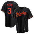 Arlishia B.Orioles #3 Taylor Ward Player Black Home Game Stitched Jerseys