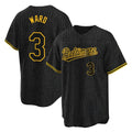 Arlishia B.Orioles #3 Taylor Ward Player Black Snake Skin City Home Game Stitched Jerseys