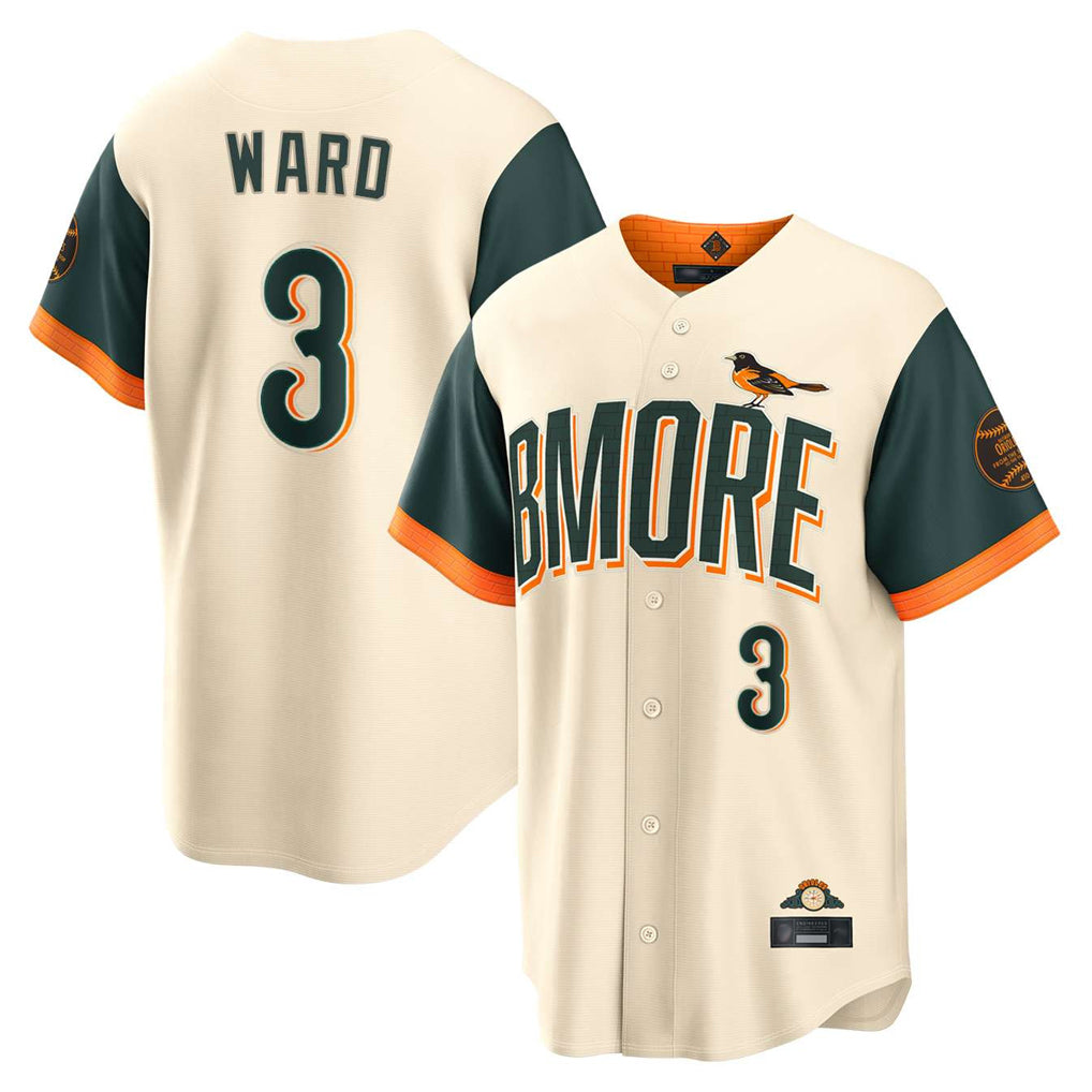 Arlishia B.Orioles #3 Taylor Ward Player Cream 2026 City Connect Home Game Stitched Jerseys