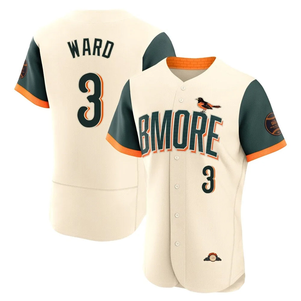 Arlishia B.Orioles #3 Taylor Ward Player Cream 2026 City Connect Limited Elite Home Game Stitched Jerseys